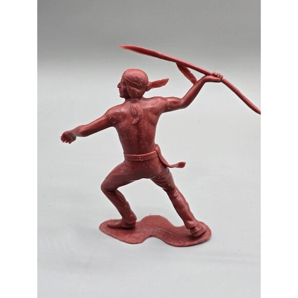 Vintage Marx Native American Indian Figures 6" 1964 LOT OF 4 - Picture 4 of 16